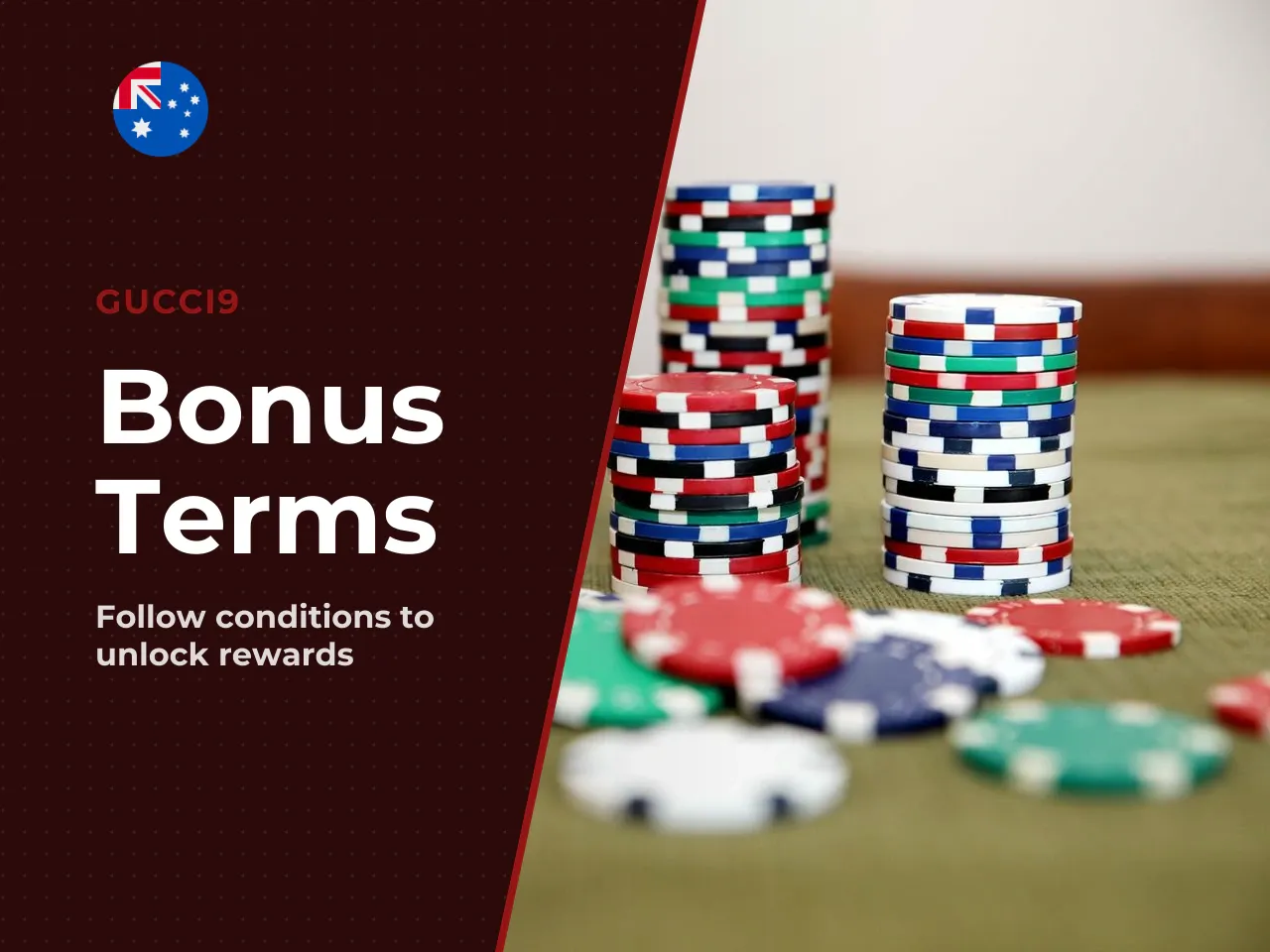 Claiming conditions after your deposit. To