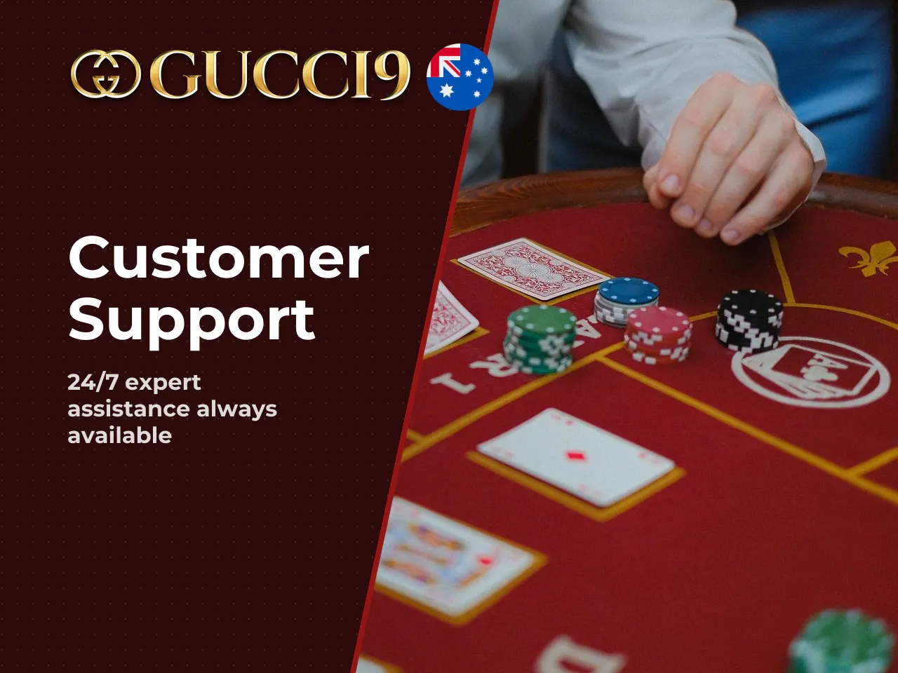 Live chat and support for players