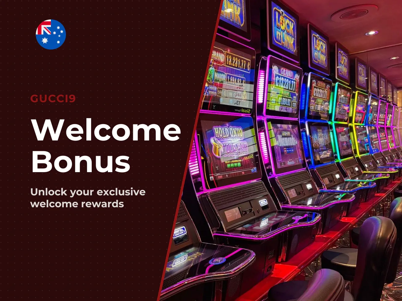 Gucci9 Casino bonus welcome offer, bonus