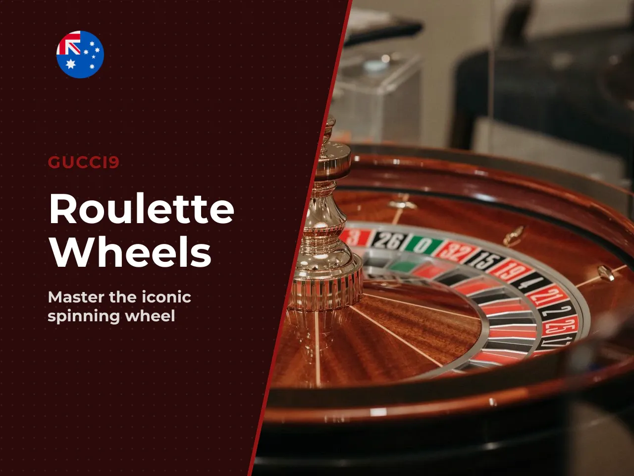 The roulette wheel, table and chips