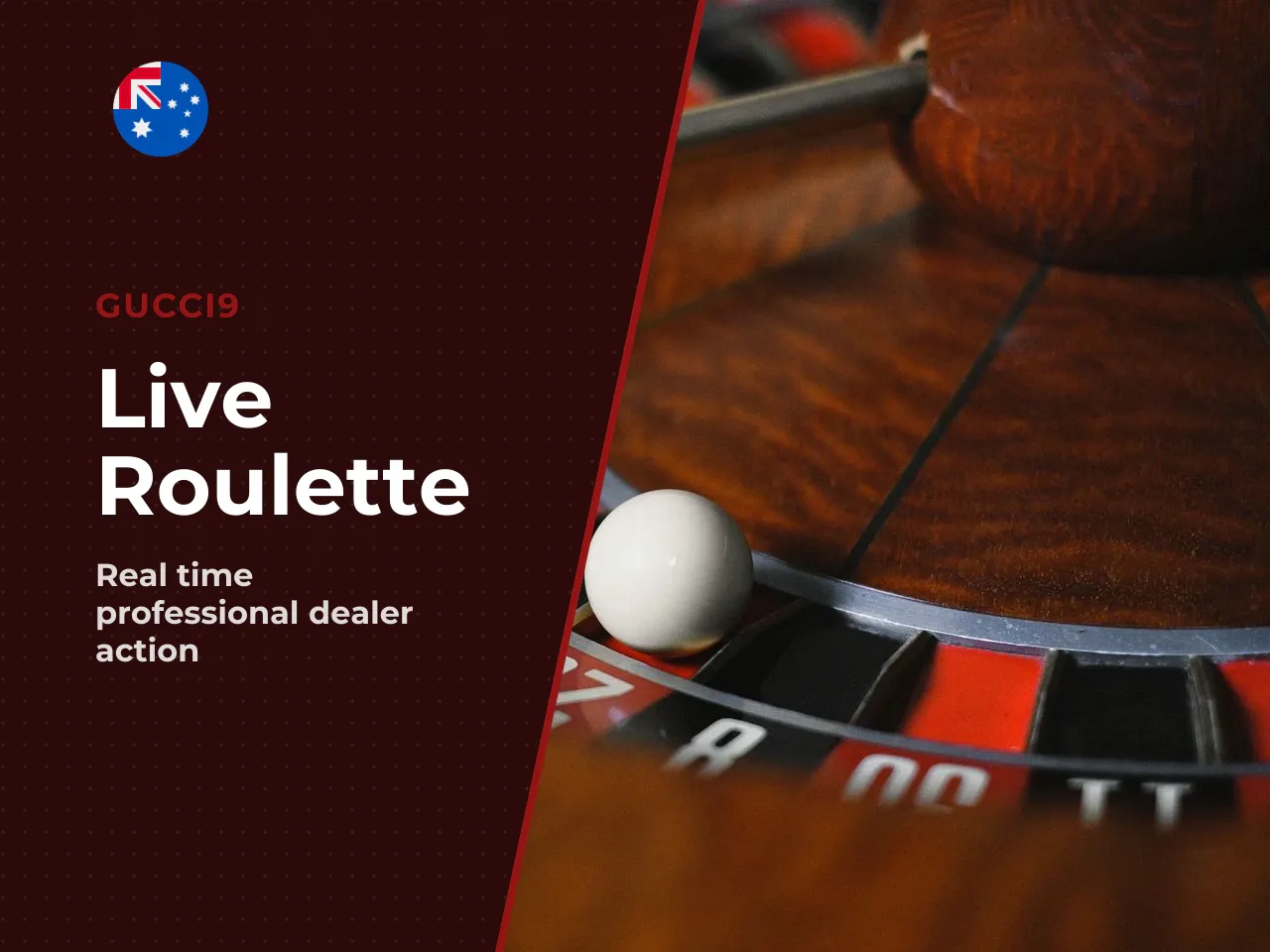 Live dealer roulette physical wheel, live